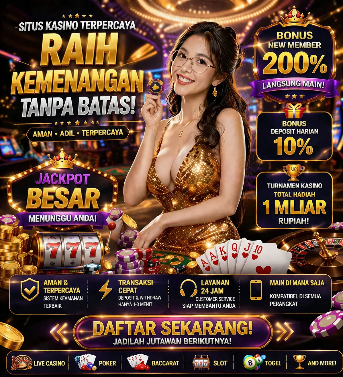 Main bosmenangq.com Menang Jackpot Besar